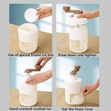 Portable Manual Ice Crusher Multi-function Hand Shaved Ice Machine Ice Chopper – ice Shaver Machine – Ice Crusher