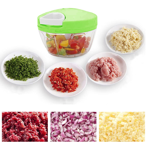 Speedy Chopper Multi Use Turbo Cutter Mini Handy Manual Speed Chopper For Vegetables Fruits