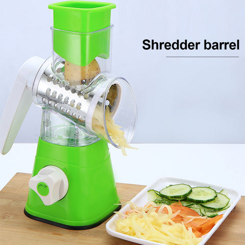 Tabletop Drum Grater | Manual Vegetable Cutter Slicer & Grater
