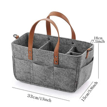 Foldable Baby Diaper Caddy Organizer – Portable Storage Basket